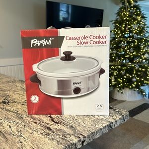 PARINI NEW Casserole Slow Cooker